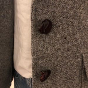 Banana Republic Gray Wool Blazer